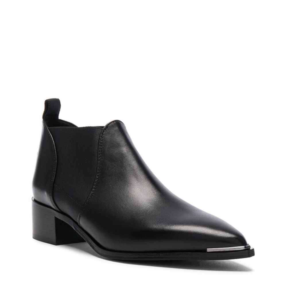 Acne Leather Jenny Booties